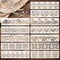 12-Piece Mandala Border Stencil Set (11.8 x 3 Inch) – Reusable Plastic Decorative Texture Templates for Painting on Wood, Wall, Canvas, Furniture & DIY Home Decor